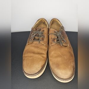 Johnston & Murphy Men’s 12M Brown Leather Casual Oxford Shoes – Comfort Sole –